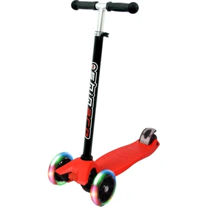 Shinaro Can Oyuncak Shinaro MAXI Twister 3 Led Işıklı 3 Tekerli Yükseklik Ayarlı Scooter - KIRMIZI