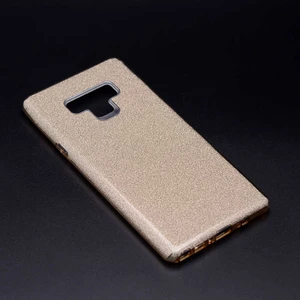 noktaks - Samsung Galaxy Note 9 - Kılıf Simli Koruyucu Shining Silikon - Gold - T5685