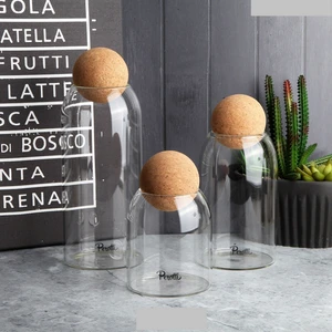 Romelu 3'lü Top Mantar Kapaklı Kavanoz Seti