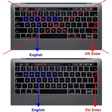 Microcase Macbook Air 13 Touch Id A2179 Silikon Klavye Fiyatı