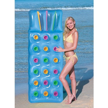 bestway 43014 dik yastikli bardakli sisme deniz yatagi fiyati