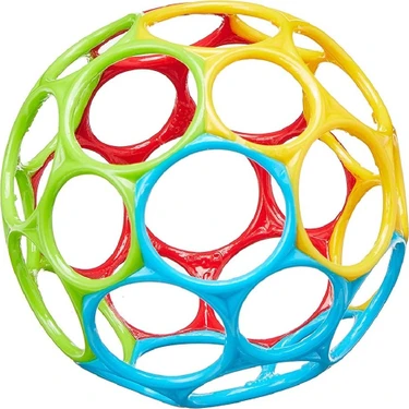 Bright Oball Klasik Top 10.5 cm Yumuşak ve Esnek Tasarım 0-24 Ay Bebekler