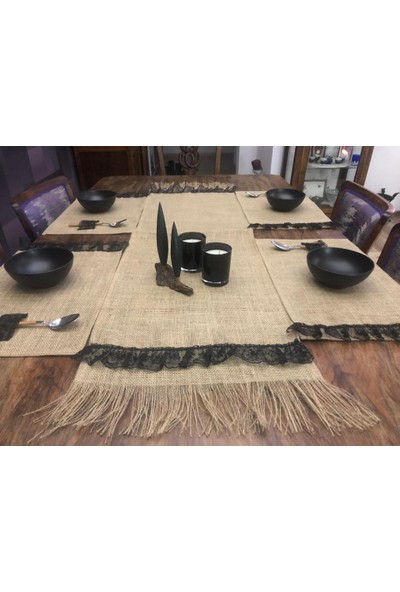 Giz Home E&c Jüt Runner ve A. Servis Takımı Ta1 (6 Kişilik)