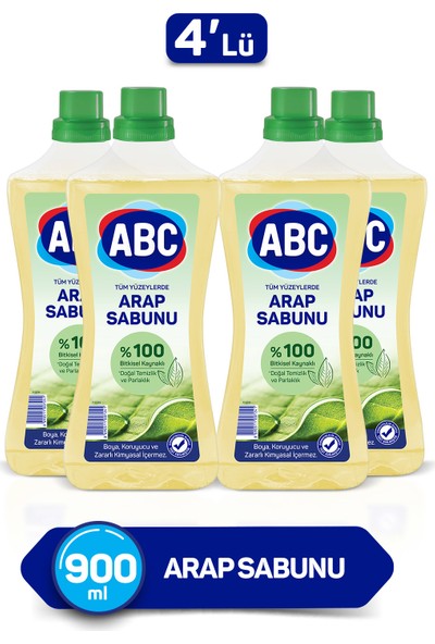 Abc Arap Sabunu 900 ml 4'lü