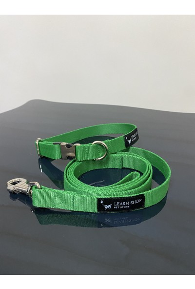 Leash Shop Köpek Boyun Tasma Takımı Yeşil 30-45 cm