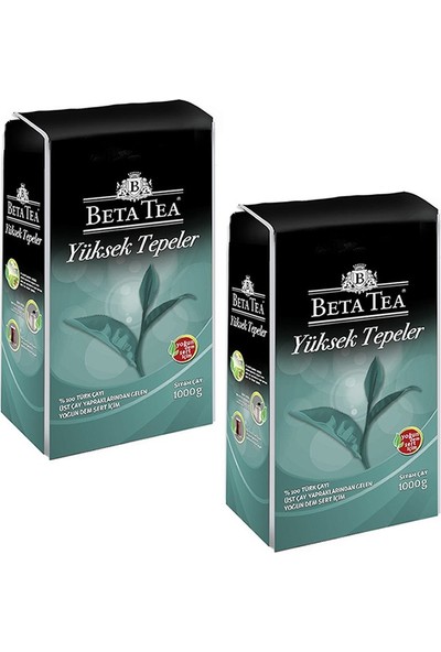 Beta Tea Yüksek Tepeler Türk Çayı 1 kg x 2 'li