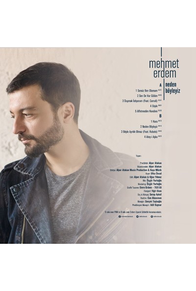 Mehmet Erdem-Neden Böyleyiz (Transparan Buz)