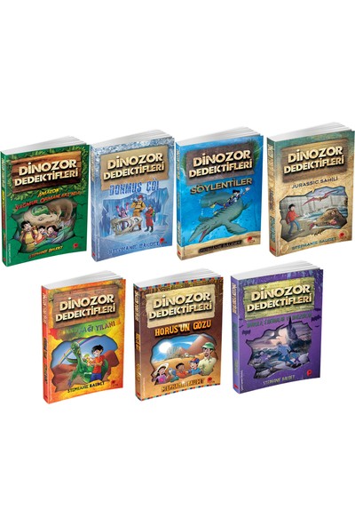 Dinozor Dedektifleri Seti 7 Kitap - Stephaie Baudet