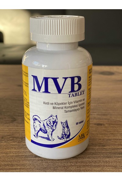 Mvb Köpek Için Vitamin Mineral 50 Tablet