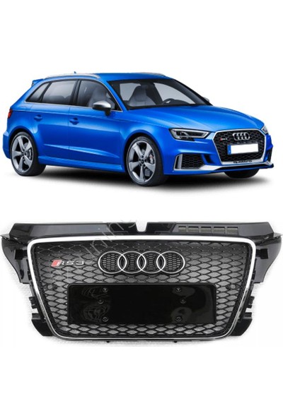 Araba Alışveriş Audi Aksesuar Tuning A3 Rs3 2017 Ön Panjur