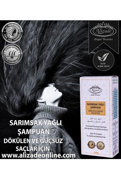 Alizade Sarımsak Yağlı Şampuan 450 ml