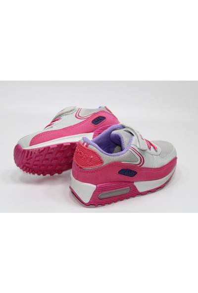 Flyer Air Taban Cırtlı Günlük Kız Çocuk Fujia-Krem Spor Ayakkabı