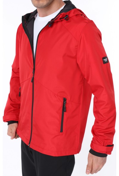 Ghassy Co. Erkek Rüzgarlık/Yağmurluk Outdoor Omuz Detaylı Mevsimlik Spor Ceket