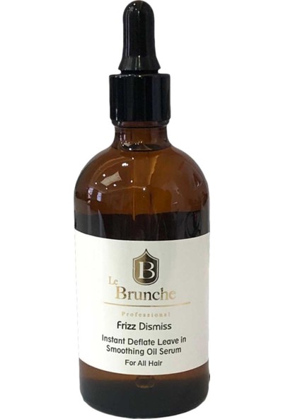 Le Brunche Frizz Dismiss Smoothing Oil Besleyici Saç Bakım Yağı 100 ml