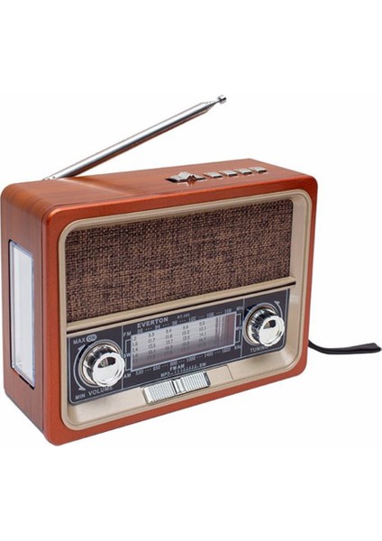RT-305 El Feneri Özellikli Bluetooth Nostaljik Radyo