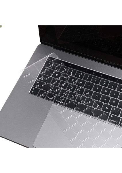 Macbook Pro 13 Touch Bar Id 2020 A2251 A2289 Touch Bar Klavye Koruyucu Eu - Şeffaf