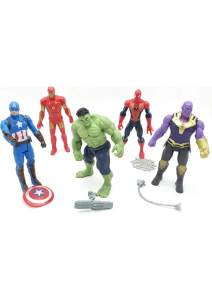 Can Ali Toys Avengers Süper Kahramanlar - End Game 5'li Figür Set - 2165