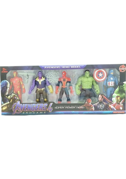 Avengers Süper Kahramanlar - End Game 5'li Figür Set - 2165