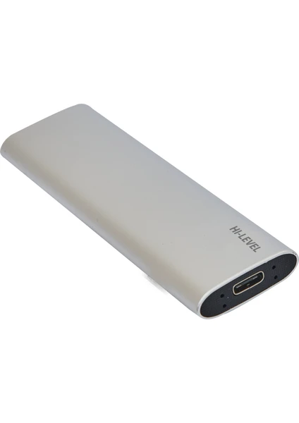 Hı-Level H-Slım 256GB Speed Up To 530MB/S USB 3.2 Gen 2 Type-C Portable SSD HLV-HSLIM/256