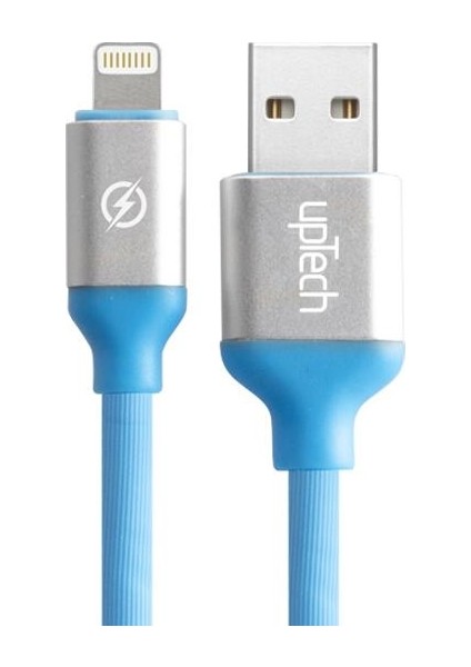 USB Lightning Data ve Hızlı Şarj Kablosu 1,2 M  Blue