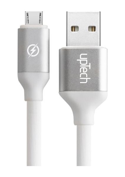 USB Micro Data ve Hızlı Şarj Kablosu 1,2 M White