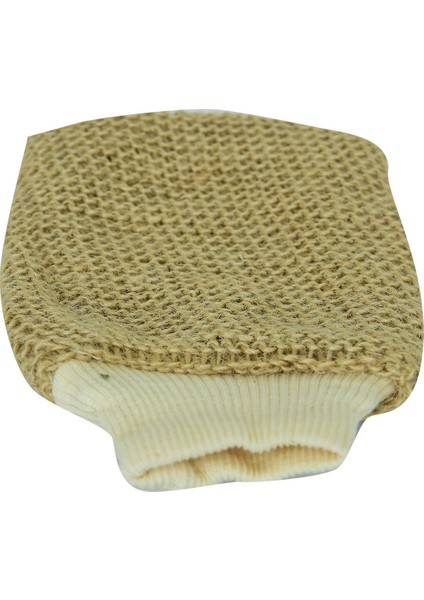 Sisal Lastikli El Geçmeli Eldiven Masaj Kesesi 11X23 cm