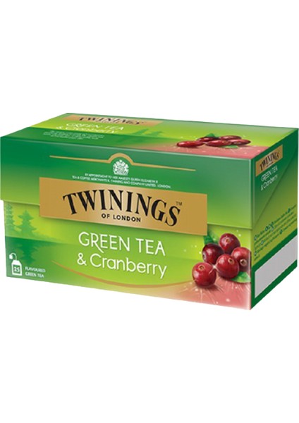 Green Tea  Cranberry Yeşil Çay Kirazlı 40 gr