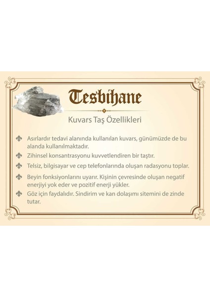 1000 Ayar Kazaz Püsküllü Ve Süslemeli Dumanlı Kuvars Doğaltaş Tesbih fiyatları