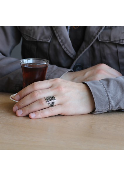 925 Ayar Gümüş Pusat Yüzüğü modelleri