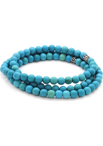 Hem Bileklik - Hem Kolye - Hem Tesbih 99LU Firuze Doğaltaş Aksesuar modelleri