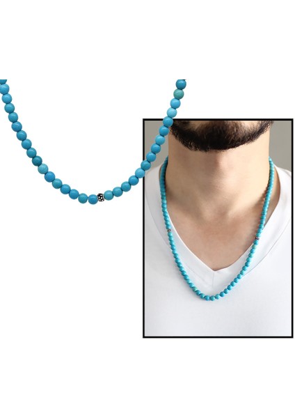 Hem Bileklik - Hem Kolye - Hem Tesbih 99LU Firuze Doğaltaş Aksesuar fırsatları