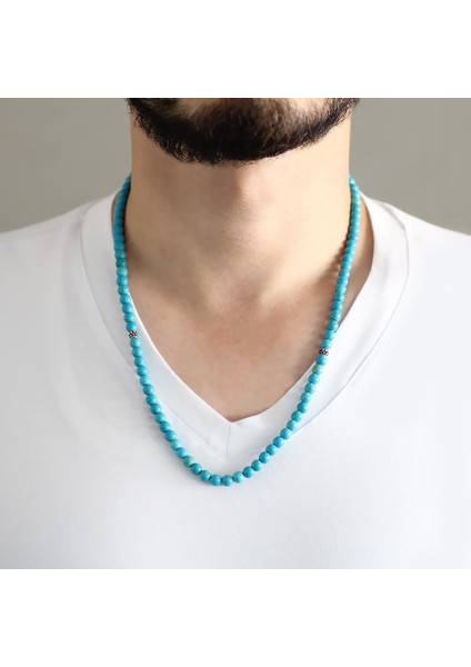 Hem Bileklik - Hem Kolye - Hem Tesbih 99LU Firuze Doğaltaş Aksesuar indirimleri