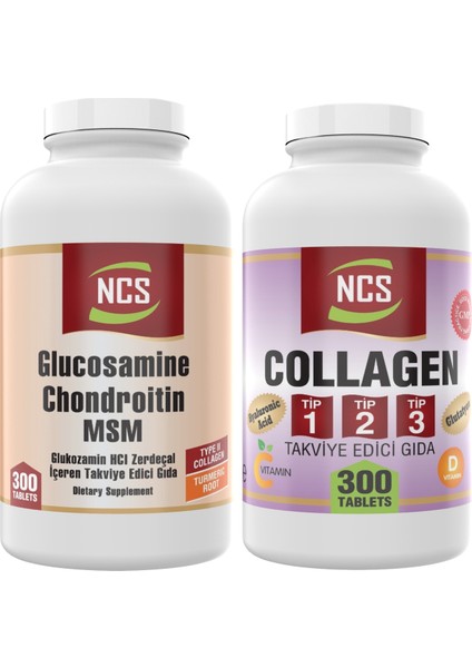 Collagen TIP-1-2-3-300 Tablet Glucosamine Chondroitin Msm 300 Tablet