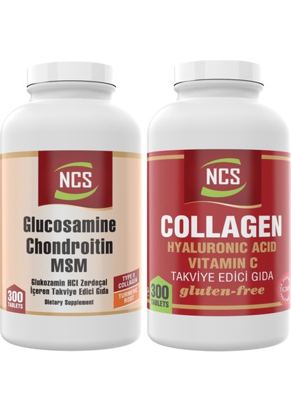Glucosamine Chondroitin Msm 300 Tablet + Collagen 300 Tablet