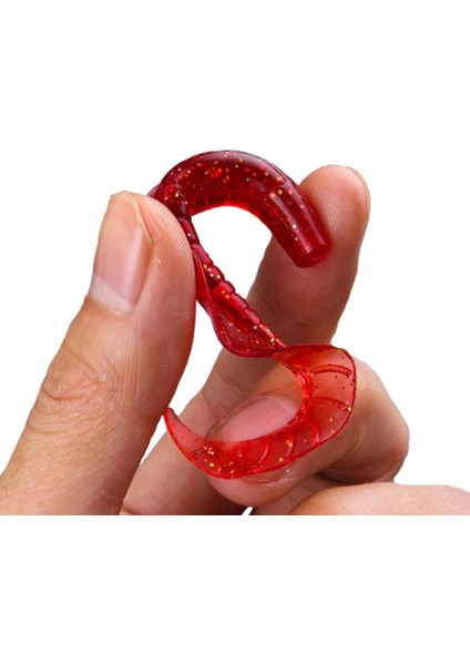 Profısher 10 Adet Silikon Kıvırcık Kuyruk Kurtçuk 7 cm 1,5 gr fırsatları