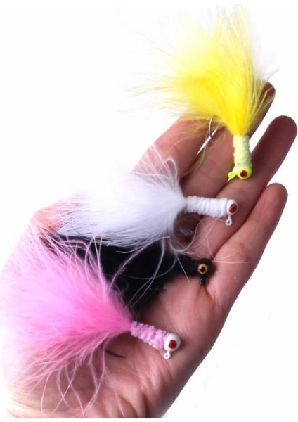 Profısher 4 Renk Metal Tüylü Fly Kancalı Yapay Yem fiyatları