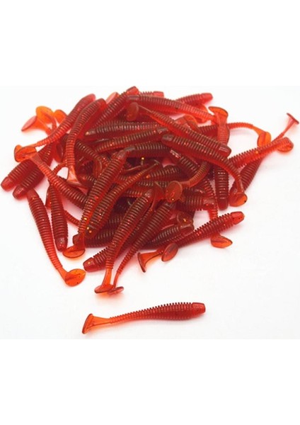 Profısher 10 Lu Silikon Et Rengi T Kuyruk 5cm 0,6gr