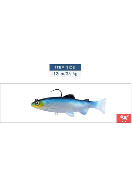Profısher Yosun Alabalık T Kuyruk Silikon Yapay Yem 15 cm 38.5g