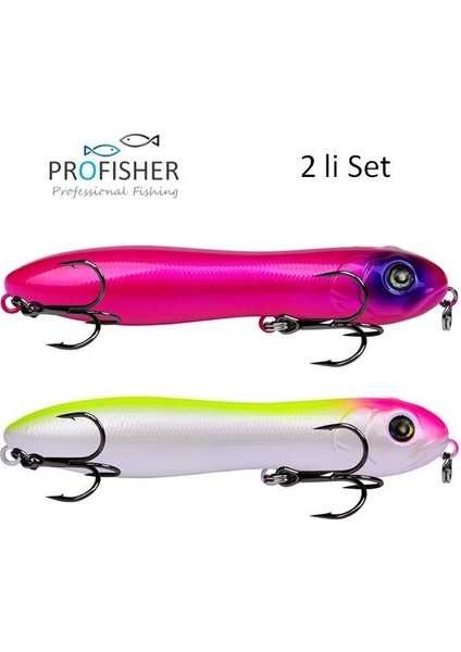 Profısher Yılan Kafa Sert Yapay Yem 16 gr 1,05 cm Florecent 2 Li Set