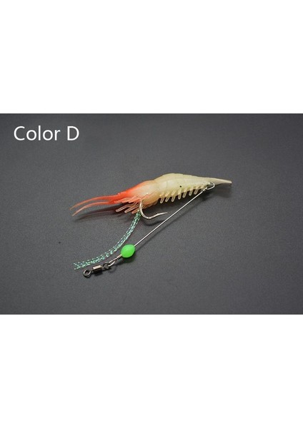 Profısher Silikon Yapay Fosforlu Karides Sahte Yem (G) Turuncu