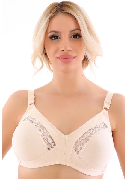 Telsiz Süngersiz Dantelli Penye Toparlayıcı Sütyen 240