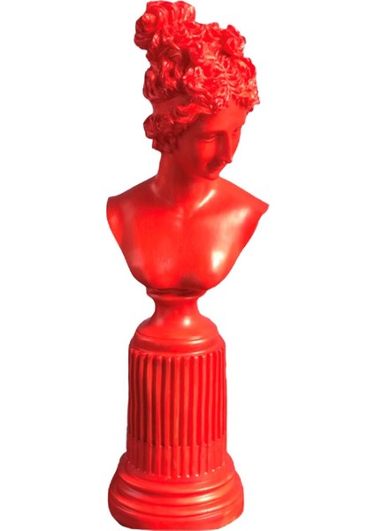 Lafayette Sütnlu Kadın Büst Biblo Mercan 12X36CM