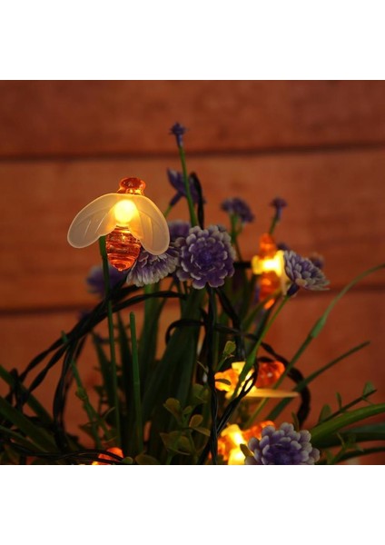 30 LED 4 Metre Güneş Enerjili Su Geçirmez Renkli LED Lamba Bahçe Teras Balkon Ağaç Solar Aydınlatma indirimleri