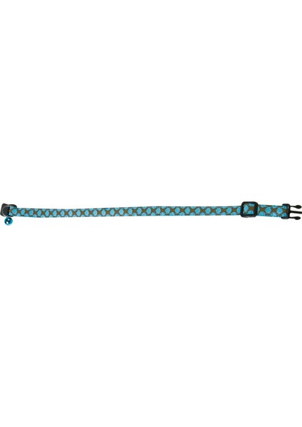 Kedi Boyun Tasma Mavi Desenli 25-35 cm x 10 mm