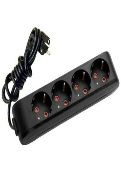 4lü 2metre Siyah Grup Priz 90133402