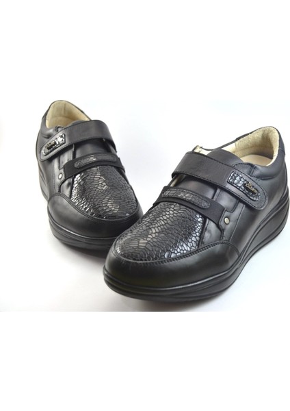 Dr. Comfort 5015 Siyah Cırtlı Ortapedik Anne Ayakkabı modelleri