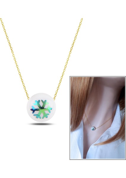 Melek Gümüş Kolye