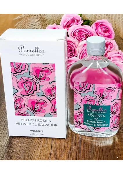 Kolonya French Rose & Vetıver El Salvador (250 Ml, Cam Şişe, 80 Derece)