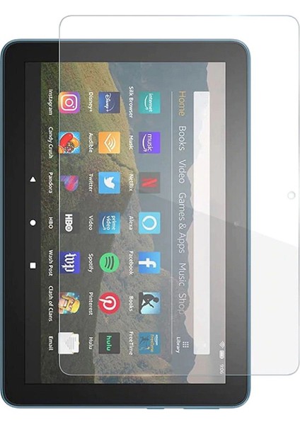 Amazon Fire Hd 8 2020 Tablet Tempered Glass Koruma