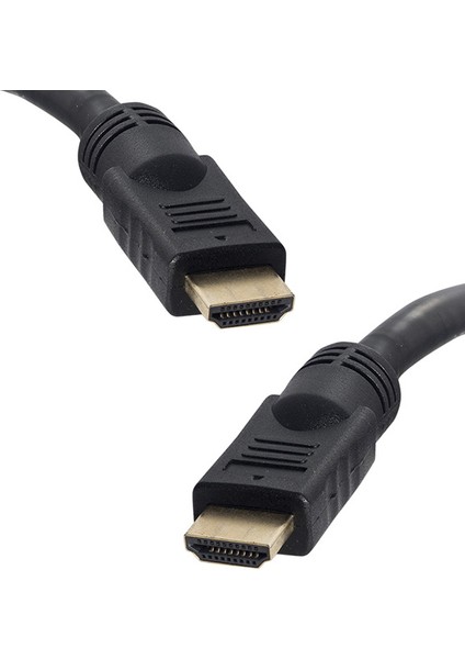 Plastik Düz Siyah 30 Metre HDMI Kablo Poşetli